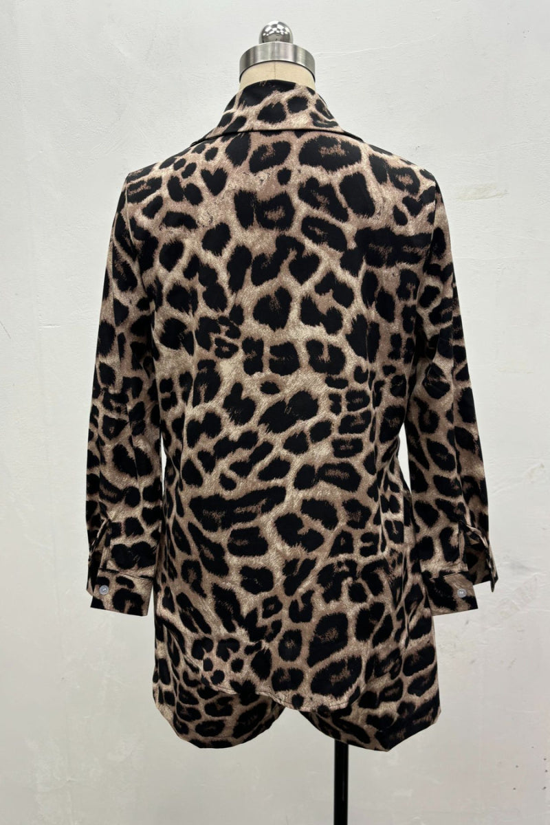 Animal Print Short Set