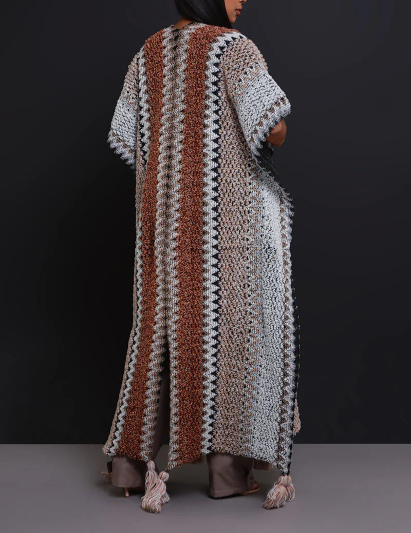 Boho Knit Kimono