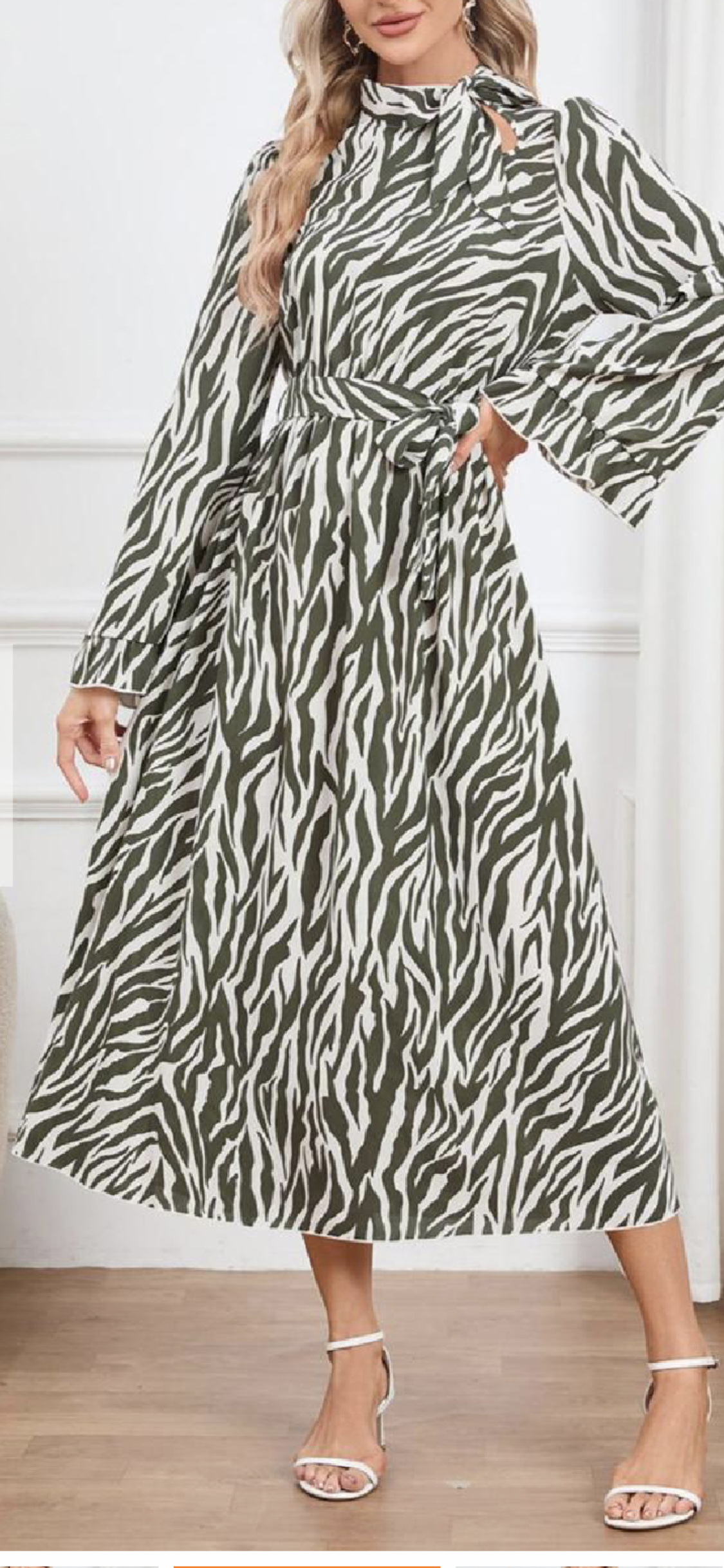 Zebra Print Dress