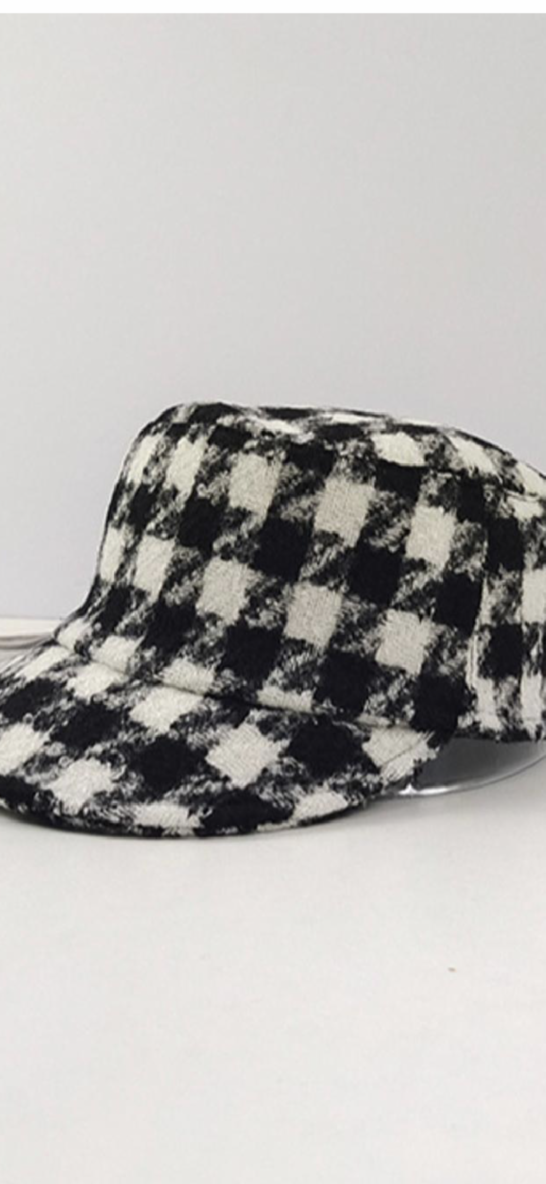 Houndstooth Cap