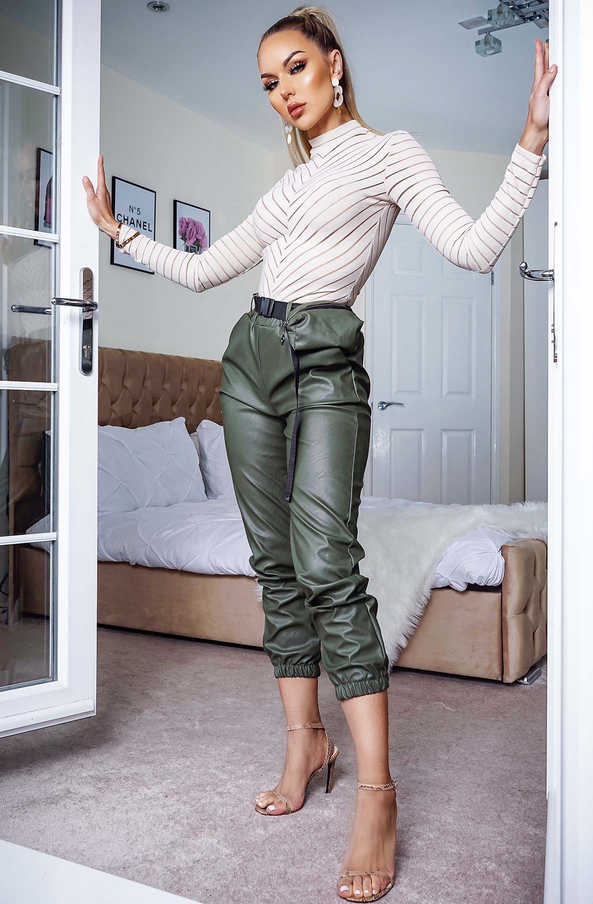 PS Faux Leather Trouser Pants