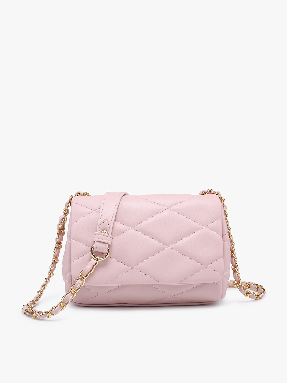Quilted Crossbody with Chain Strap
