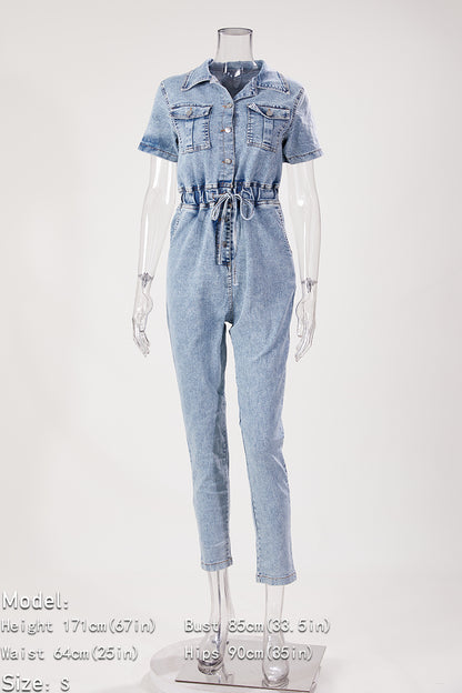 Denim Summer Jumpsuit