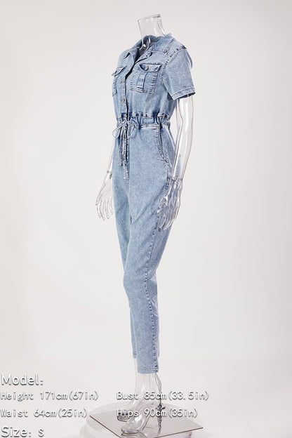 Denim Summer Jumpsuit