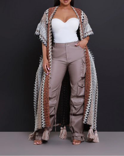 Boho Knit Kimono