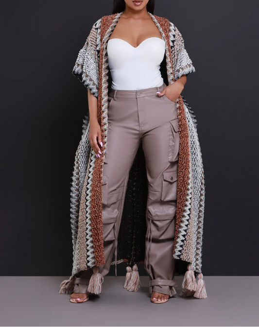 Boho Knit Kimono