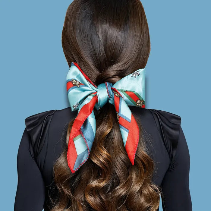 Bee Print Silky Scarves