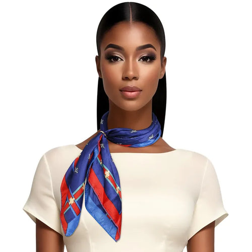 Bee Print Silky Scarves