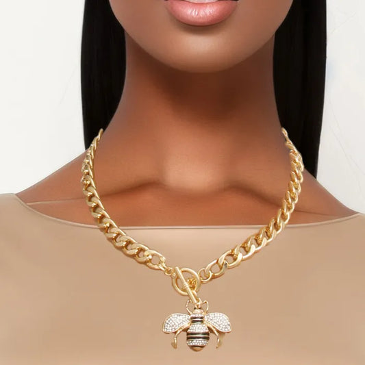 Bee Toggle Necklace