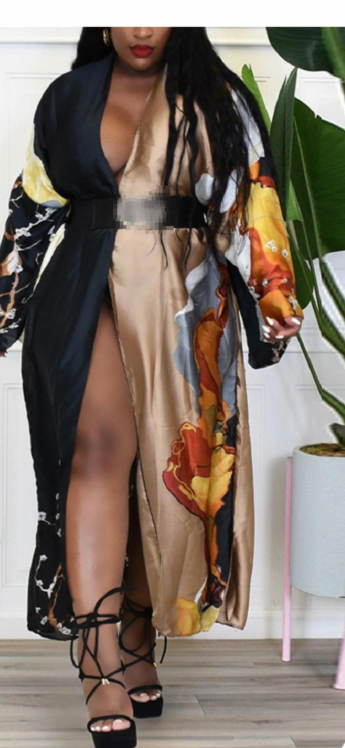 Satin Kimono