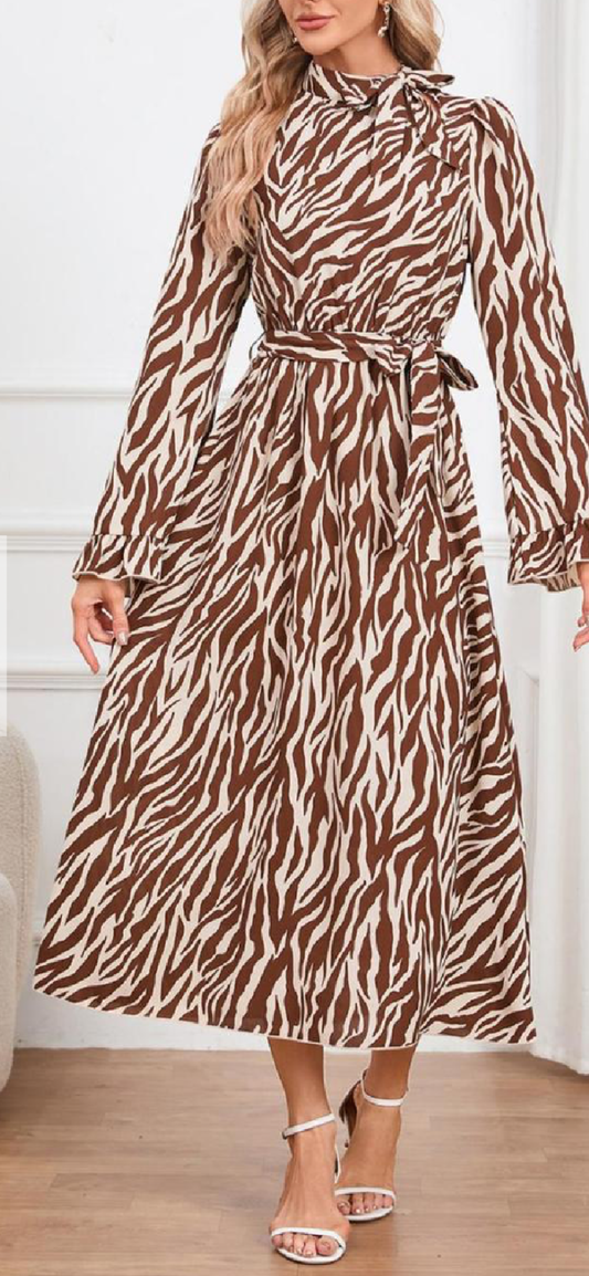 Zebra Print Dress