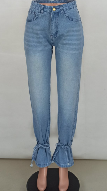 PS Bottom Tie Up Jeans