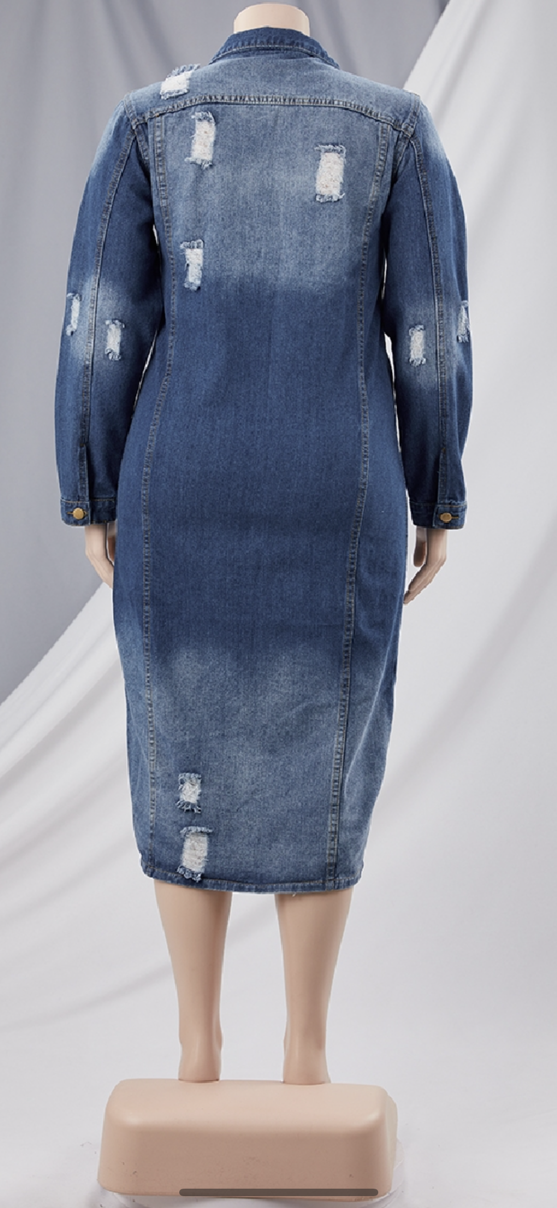 Women Blue Jean Dress/Jacket