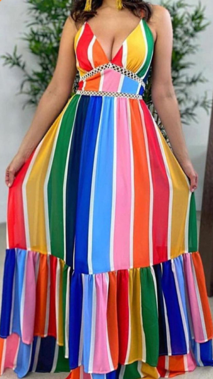 PS Rainbow of Many Colors Maxi Dress