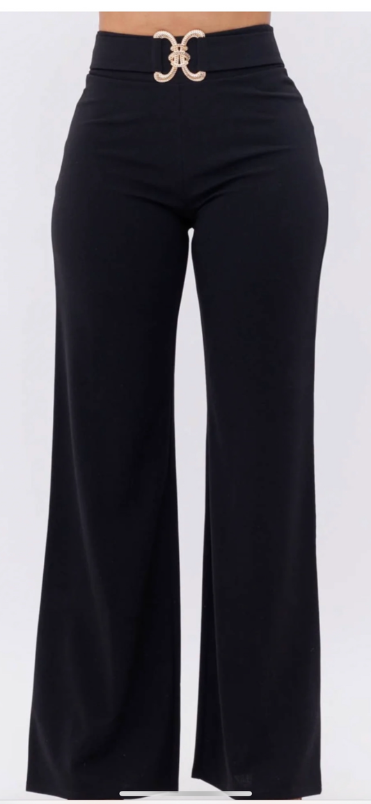 PS Front Detailed Boot Cut Dress Pants