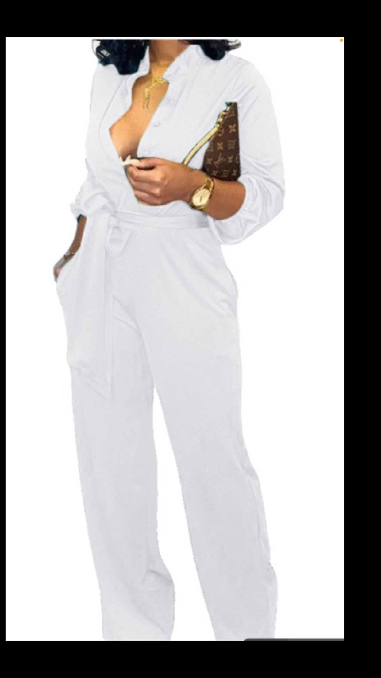 PS Classy White Jumpsuit